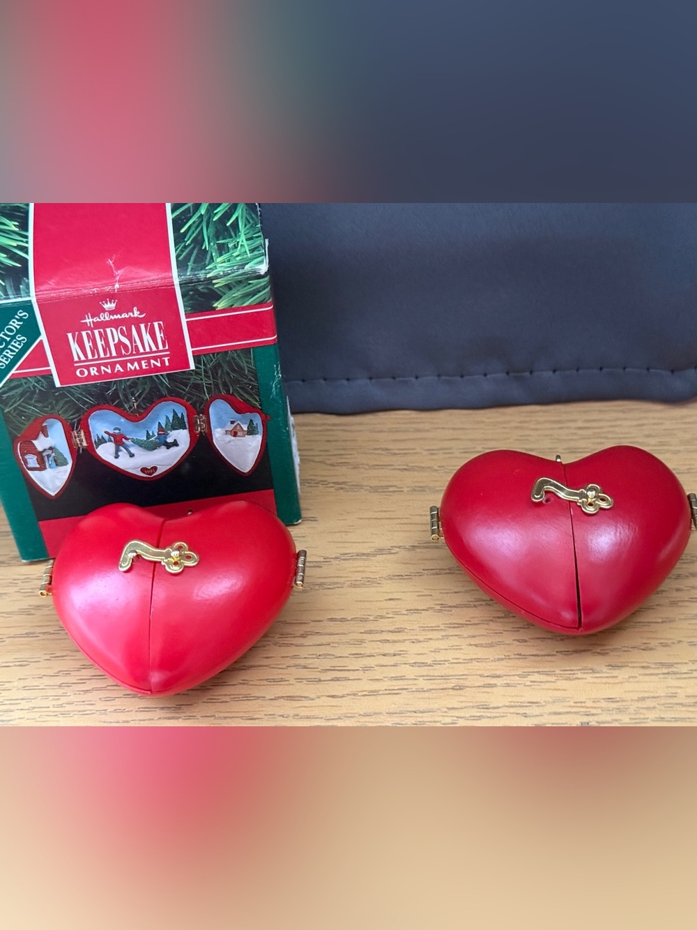 Vintage Hallmark Keepsake Ornaments Heart of Christmas Series 1991 1992